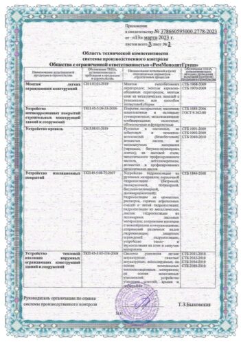 Область технической компетентности