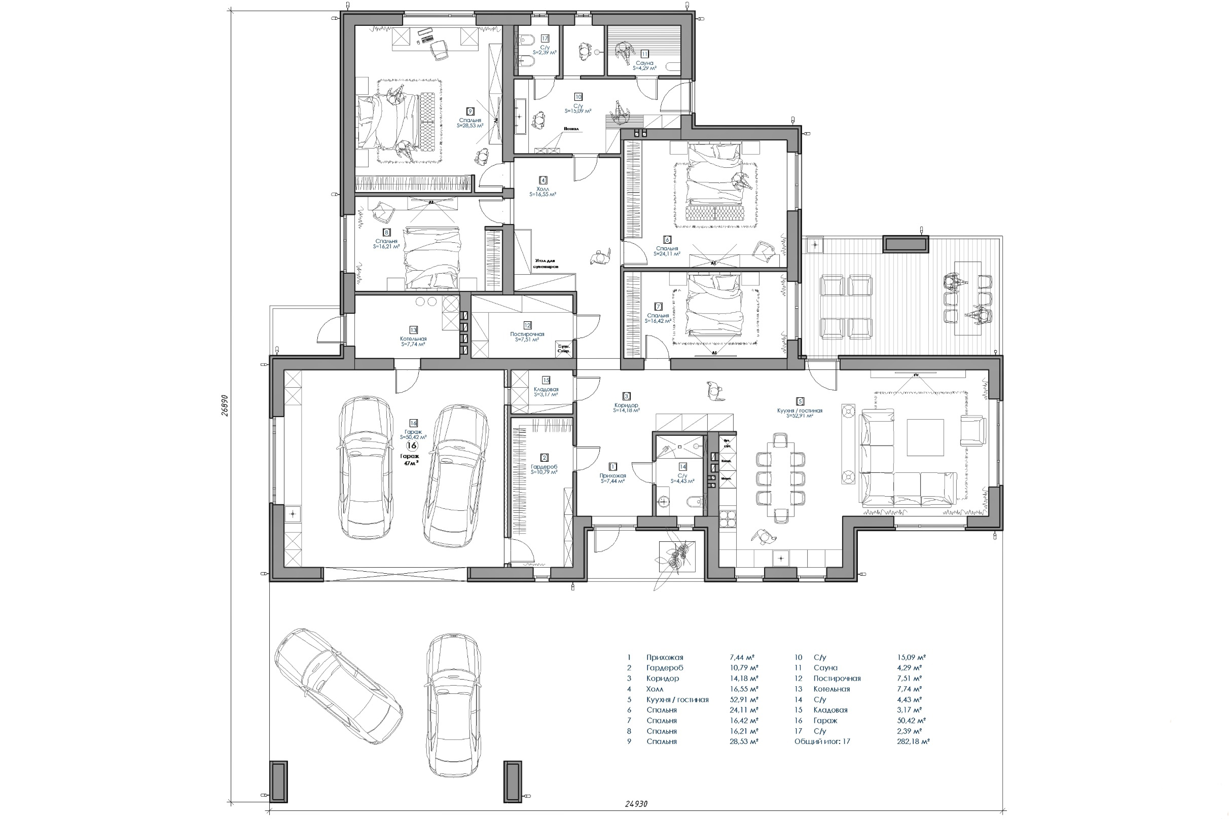 Ривьера 282 м2
