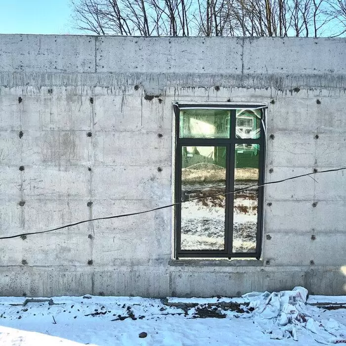Стены из бетона